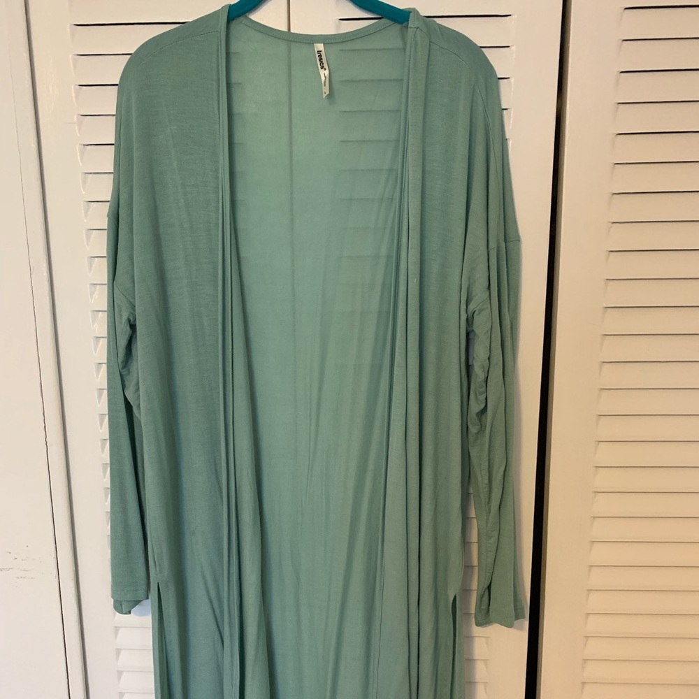 Long cotton cardigan